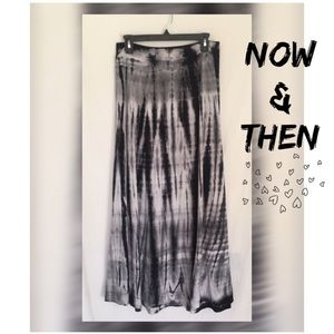 Tie-Dyed Maxi Skirt